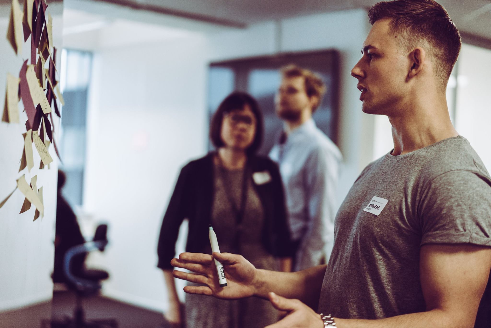 Andreas Larsen at a hackathon